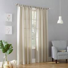 Panel de Cortina Superior, Nmero Trevor Tab, Beige - 1 + Beige crudo + 101An x 160Al cm (1 Paneles) - Ver 2