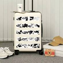 60 Stücke Schwarz-Weiß Anime Mädchen Serie mit hohem Attraktivitätslevel, sexy kaiserliche Schwester Aufkleber, geeignet für Scrapbooking, Tagebücher, Laptops, Wasserflaschen, Autos usw., mit positiven Botschaften als Geschenk