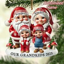 2025 Cartoon Cats - Christmas Gift For Cat Lovers - Personalized Custom Shaped Acrylic Ornament