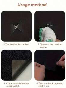 Self Adhesive Leather Repair Patch Tape Large Leather Patches For Furniture, Couch, Car Seats, Office Chair, Bags, Vinyl And Boat Seat Repair, 24 Colors - Multicolor - View 5