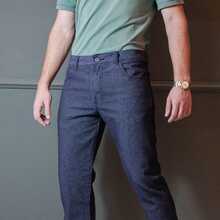 Men's Work Jeans, 100% Cotton, Black, Direct From The Factory, Special Offer, Immediate Shipping - 黑色 - 查看 1