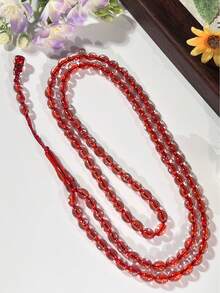 1pc 99pcs Transparent Muslim Prayer Beads, Convenient For Muslim And Arabic Daily Prayer And Wearing - Multicolor - View 3