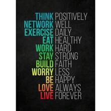 Motivational Quotes Success Canvas Poster Lion Mindset Is Everything Poster Wall Art Print Painting Office Living Room Decor - Multicolor - View 86