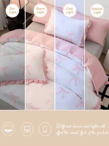 Bộ ga trải giường 3 món in hình bướm, có bèo nhún, bao gồm 1 vỏ chăn và 2 vỏ gối (không bao gồm chăn bông), thích hợp để trang trí phòng ngủ, sử dụng hàng ngày, được làm từ sợi polyester mềm mại, phù hợp cho phòng ngủ, phòng ngủ chính, phòng khách, mọi mùa, được trang trí bằng tua rua và họa tiết hình học, tạo nên không gian phòng ngủ ấm cúng, giá cả phải chăng, thể hiện phong cách nhà sang trọng và thời trang. - Nhiều màu - Xem 10