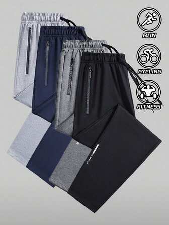 Herrsportbyxor, Snabbtorkande utomhusbyxor med dragsko, Resår i midjan