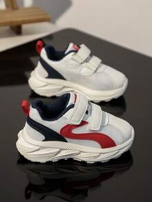 1-7 Years Old Unisex Baby Soft Comfortable Sports Shoes, Toddler Anti-Slip Durable Casual Sneakers For Boys & Girls, Breathable Mesh Patchwork Outdoor Running Shoes, Autumn/Winter