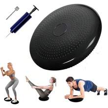 Cojín De Equilibrio 34CM, Discos De Equilibrio, Cojín De Estabilidad Al Aire Inflado, Base Entrenador Para Mejorar Estabilidad, Almohadilla De Equilibrio Para Yoga/Fitness/Pilates - 1 - Ver 3