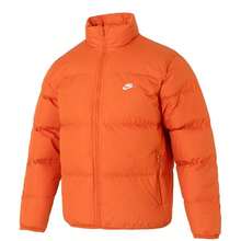 Nike Chaqueta acolchada AS M NK TF Club para hombre, chaqueta deportiva de plumón simple IB2976-893 (85 % plumón, 15 % plumas) - Naranja hoguera/blanco - Ver 1