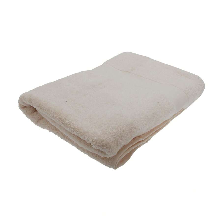 Jassz Premium Heavyweight Plain Big Towel / Bath Sheet (Sand) - Yellow - View 1