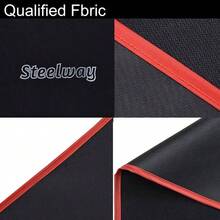 - Tapete de ejercicio para AB Roller AB delgado de, manta de picnic, impermeable, negro, largo, plegable, de polister, para uso en casa, gimnasio, 99 pulgadas de largox 59 pulgadas - Negro - - Ver 4