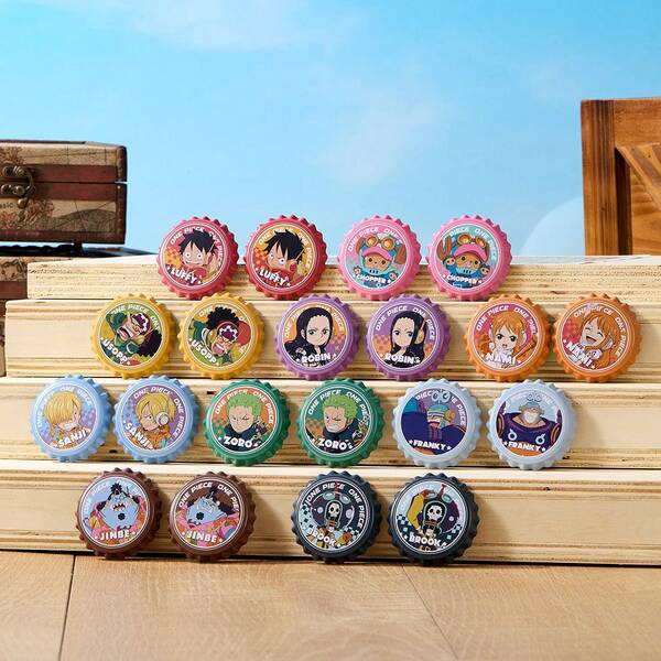 Miniso One Piece Mini Family Series No.5.5 Gigi Vinyl - Faced Plush Blind Box Keychain, 6 Styles In One Pack, Must - Have For Anime Fans