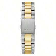 Guess Watch For Men- Classic Elegant Men's Analog Quartz Watch With Day / Date Display Black Round Dial And Silver & Gold 2-Tone Stainless Steel Strap Watch Suitable For Daily Business Wear Birthday Gift For Men GW0265G10 GW0265G11 GW0265G12 GW0265G13 GW0265G14 GW0265G4 GW0265G5 GW0265G6 GW0265G7 GW0265G8 GW0265G9