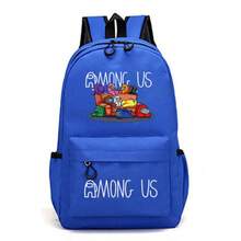 Among Us 小中学生用ランドセル 子供用スペース人狼ゲーム周辺バックパック - オレンジ1 - チェックする 36