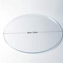 Flat Surface Protective Pad, Made Of PVC Material,Multi-Functional Pad, Suitable For Home And Office Use, Durable,Easy To Clean, Round, Available In Transparent And Frosted Styles. (Thickness:2mm,Diameter:50cm-120cm) - Frosted - View 3