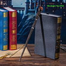 Warner Bros Varita mágica de Harry Potter, Varina de mago para actuaciones en el escenario, Accesorios perimetrales de películas de Potter con núcleo metálico, mejora la durabilidad y la actuación anti-rotura [Garantía genuina] - Varitas de la profesora McGonagall, Varillas de Hermione, Perfectamente adecuadas para fiestas navideñas, actuaciones teatrales, accesorios de cosplay, colección y regalos