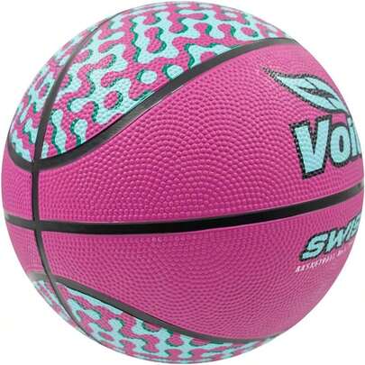 Balón de Baloncesto Swish Número 6, 8 Paneles, Hule, Agarre Óptimo, 28.5