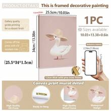 1 幅带框/帆布墙面艺术，一套 9 件儿童房粉色墙面装饰：复古儿童房装饰粉色艺术套装儿童房复古女孩房装饰家居房间装饰带框墙面艺术带框墙面装饰房间装饰家居装饰墙面装饰浴室装饰 - 彩色 - 查看 53