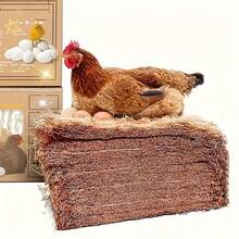 Nesting Pads For Accessories - 9 Pack - Aspen Bedding For Chicken Nesting Box Rabbit Hutch - Organic Chicken Supplies - Brown 9-pack - View 10