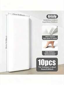 5/10pcs Soft Cushion Headboard, Wall-Mounted And Peel-Off Ready-To-Attach Headboard, Background Wall Decorative Board, Soundproof DIY Wall Board, Modern Bedroom Design Wall Board,3D Wall Board