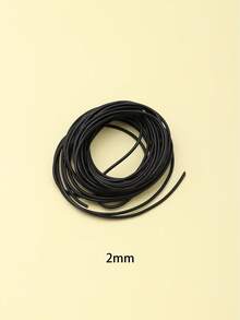 Dây da tròn 3 màu dài 5m, rộng 1.0-3.0mm, làm từ da thật, dùng để làm vòng tay, vòng cổ, phụ kiện thời trang DIY - Nhiều màu - Xem 11