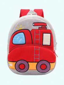 Kids Construction Truck Backpack For Boys 3-6, Personalized Back To School Gift, Cute Toddler School Bag For Preschool - Multicolor - View 6