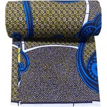 Vải Polyester in sáp Châu Phi – Vải Ankara theo mét dùng để may trang phục truyền thống, váy dự tiệc, trang phục lễ hội, chần bông & thủ công - Nhiều màu - Xem 4