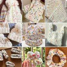 1 Roll Color Dot Knitted Ball Hand Knitted For Crocheting And Knitting Sweater Hat Scarf Milk, Diy Knitting Sweater Scarf Coat Hat, Scarf, Shawl, Coat, Or Bag Decoration, Spotted Yarn Fleck Crochet Fiber Yarn Soft Baby Yarn For Crocheting