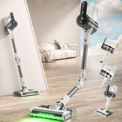 1pc Wireless Handheld Vacuum Cleaner, Compact Home Use With Water Tank, 2-In-1 Sweep & Mop Vacuum Cleaner With Strong Suction