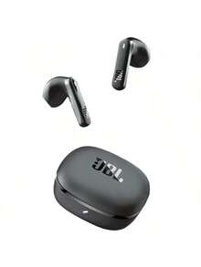 JBL Tai nghe Bluetooth thể thao không dây T280TWS X3, Độ trễ cực thấp 40ms, Khử tiếng ồn cuộc gọi thông minh, Thời lượng pin dài, Đeo thoải mái, Màu đen - màu đen - Xem 2