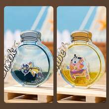 Miniso Hộp đựng chìa khóa tàu cướp biển One Piece nổi dầu. Làm bằng Acrylic, thiết kế nhân vật sống động như thật, siêu bắt mắt khi trang trí ba lô. Giao hàng ngẫu nhiên 1 chiếc. - Nhiều màu - Xem 7