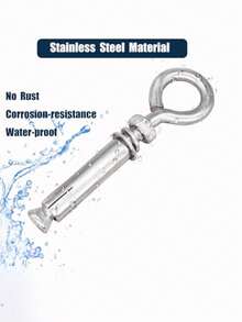 不锈钢吊环螺栓，带内钩螺栓紧固件 - 适用于家居装修和装饰