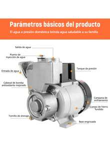 Bomba Periferica Autocebant  560w Bomba De Agua 127v - Verde - Ver 9