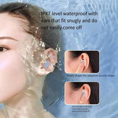 1 对“安静革命！27dB 超柔软防噪耳塞 | 硅胶一体成型，零压入耳，防水防滑” “降噪上限，经测试可从 100dB 降至 27dB” “捏合即可佩戴，适合 98% 的耳道，即使摇晃也不会脱落” “IPX 防水认证（可用于游泳）+ 全身可水洗，适合睡眠/锻炼”