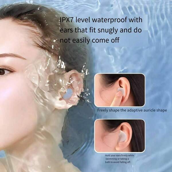 1 Par "¡Revolución silenciosa! Auriculares internos a prueba de ruido ultra blandos de 27dB | Moldeado de silicona, presión cero en el oído, a prueba de agua y antideslizante" "Reducción de ruido en el techo, probado de 100dB a 27dB" "Pellizcar para ajustar, adecuado para el 98% de los conductos auditivos, no se caerá incluso al sacudir" "Certificado IPX a prueba de agua (se puede usar para nadar) + lavable en todo el Body, adecuado para dormir/hacer ejercicio"