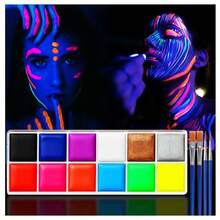 12 Colors Oil-Based Paints, Suitable For Summer Parties, Rainbow Festivals, Halloween, Christmas, Holidays, Carnivals, Gatherings, Stage Performances, Back To School, School Supplies, Office, And Art Painting - 12 Colors - View 8