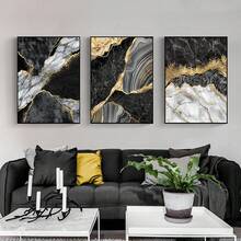 3pcs Abstract Beige Fluid Art Posters, Wall Art Posters Optional Frame - Multicolor - View 11