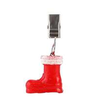 Home Set Of 4 Christmas Boots Tablecloth Weights Clips Handicraft Christmas Boots Tablecloth Clamps Pack Of 4{"Color_name":"ChristmasBoots"} - 多色2 - 查看 7