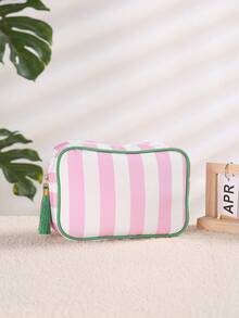 1 Túi đựng mỹ phẩm/túi đựng đồ/túi vệ sinh cá nhân thêu cá nhân hóa, nhẹ, dung tích lớn, đa năng, có thể thêu theo yêu cầu, món quà lý tưởng cho bạn gái, gia đình, bạn học, chị em gái, phù hợp cho chuyến công tác và du lịch. - Nhiều màu - Xem 9