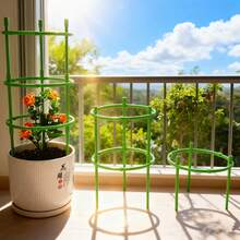 60 PCS Of Plant Support Stakes, Indoor Flower Racks, Flower Climbing Frames, And Green Horticultural Vine Climbing Structures.
