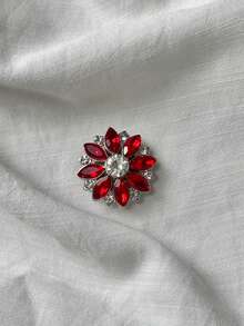 1/5Pcs Fashion Cufflinks For Shirt Decorative Women ButtonCover Crystal Sleeve Button, Button Clips MetalButton Accessories No Sewing ButtonsWedding