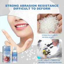 EELHOE EELHOE Temporary Tooth Repair Beads Shapeable Teeth Gap Broken Filler Falseteeth Glue Improve Teeth Appearance Diy Dental Care Supplies