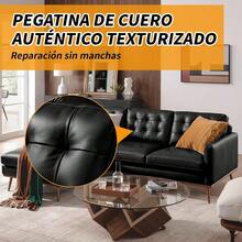 Kit de Parches Reparadores de Piel,Parche de Cuero Autoadhesivo,Piezas ReparacióN de Cuero Pegatinas,para Restaurar ArtíCulos De Piel Como SofáS, Sillas, Bolsos, Etc. 50 X 200 (Negro) - Marron Claro - Ver 3
