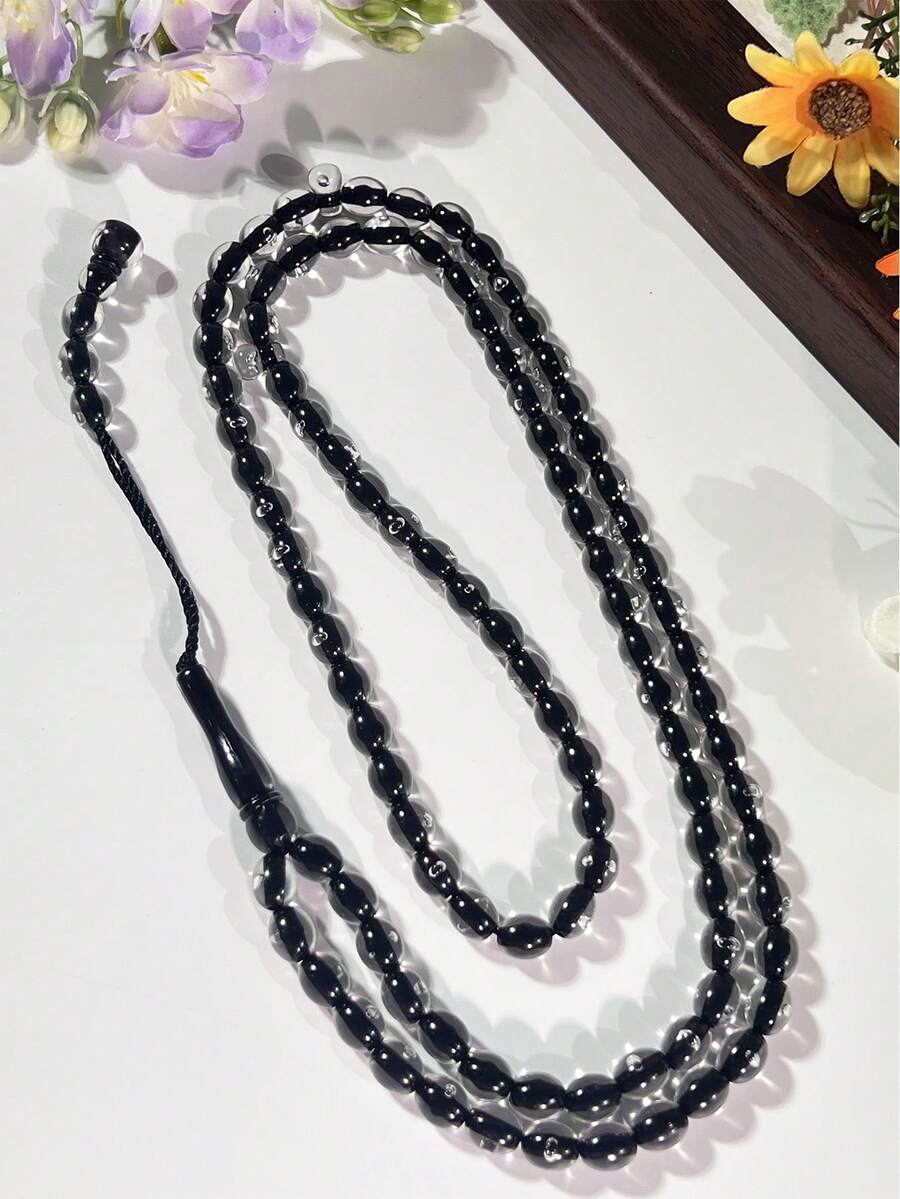 1pc 99pcs Transparent Muslim Prayer Beads, Convenient For Muslim And Arabic Daily Prayer And Wearing - Multicolor - View 1