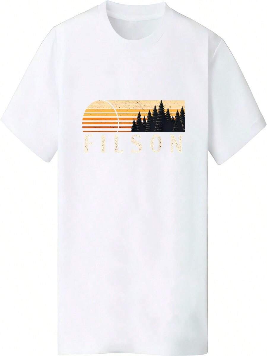 2025 Champion Tank Davis All Match American Fashion Brand Printed Men's And Women's Loose Summer Loose Short Sleeve T Shirt - 白色 - 查看 1
