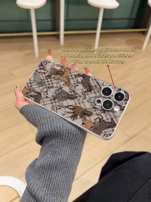 1pc Thick Transparent Anti-Drop UV Painted TPU Phone Case With Galloping Horse Pattern, Suitable For IPhone 17/17 Air/17 Pro/17 Pro Max, 16/16 Plus/16 Pro/16 Pro Max, 15/15 Plus/15 Pro/15 Pro Max, 14/14 Plus/14 Pro/14 Pro Max, 13 MINI/13/13 Pro/13 Pro Max, Galaxy