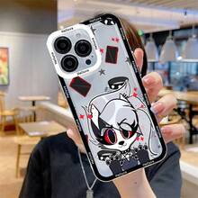 Phone Case Compatible With  16 E 15 14 13 12 11 Pro Max Plus Mini X XS XR SE 2020 2022 Hazbin HotelFunda Coque, Cover Compatible With  17 Pro Max Case,  17 Pro Case,  17 Case,  16 Pro Max Case - 3 - Xem 2