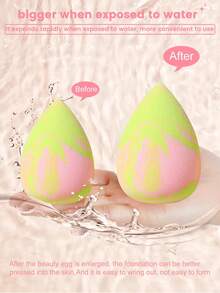 50-5pcs Makeup Sponge Set, Makeup Sponge, Wholesale Professional Makeup Sponge, Stocking Up, Super Soft Concealer Sponge, Facial Makeup Tools, Suitable For Foundation, Loose Powder, Toner - Multicolor - View 6