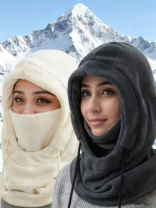 1 pieza Gorro de punto con bufanda y guantes, gorro con orejeras cálido y a prueba de viento para actividades al aire libre, uso casual, vacaciones, senderismo, esquí, accesorio de invierno, atuendos de invierno