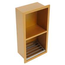 YUNRUX Bathroom Recess, Built-In Wardrobe, Built-In Wall Wardrobe - Gold - View 7