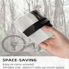 Bike Saddle Bag - 48g, Waterproof Under Seat, Small Storage Bag For Easy Attachment - Khaki - View 4